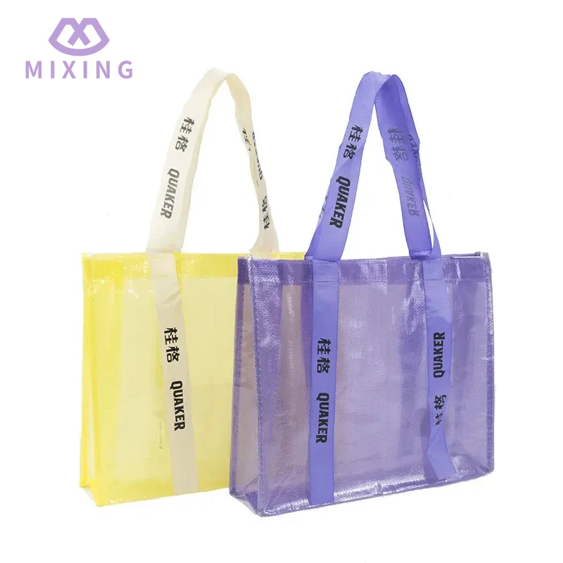 Transparent PP Woven Tote Bag Transparent PP Woven Tote Bag