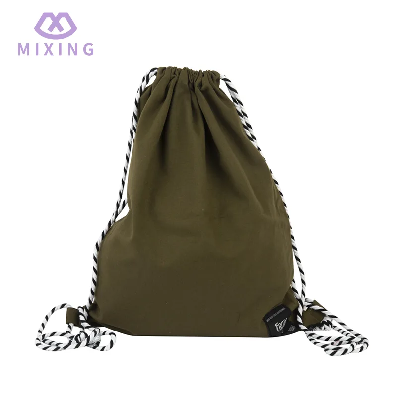 Canvas Drawstring Backpack Canvas Drawstring Backpack