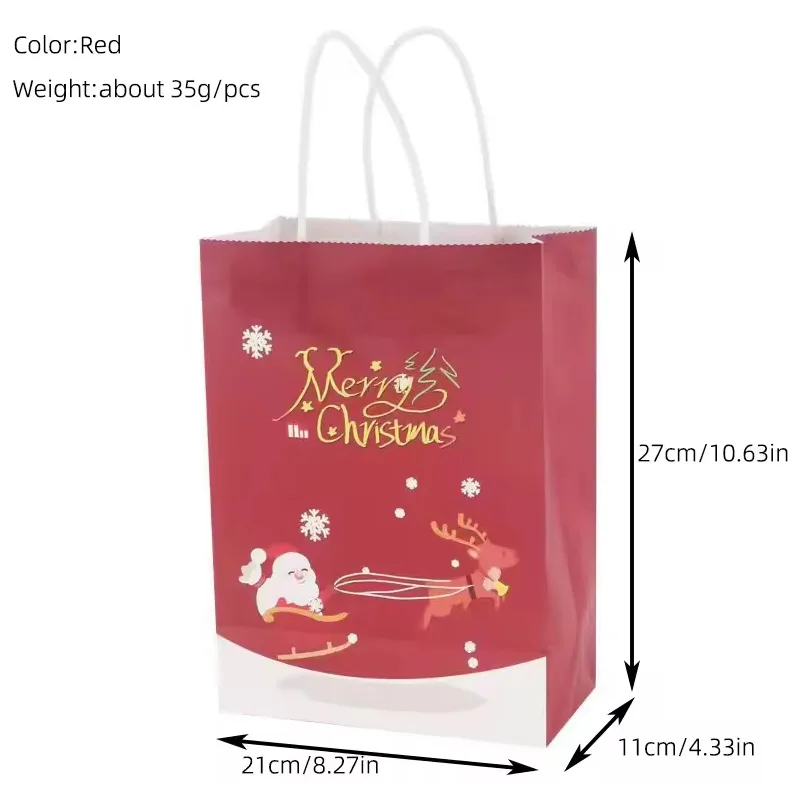 Paper Christmas Goodie Bags Paper Christmas Goodie Bags