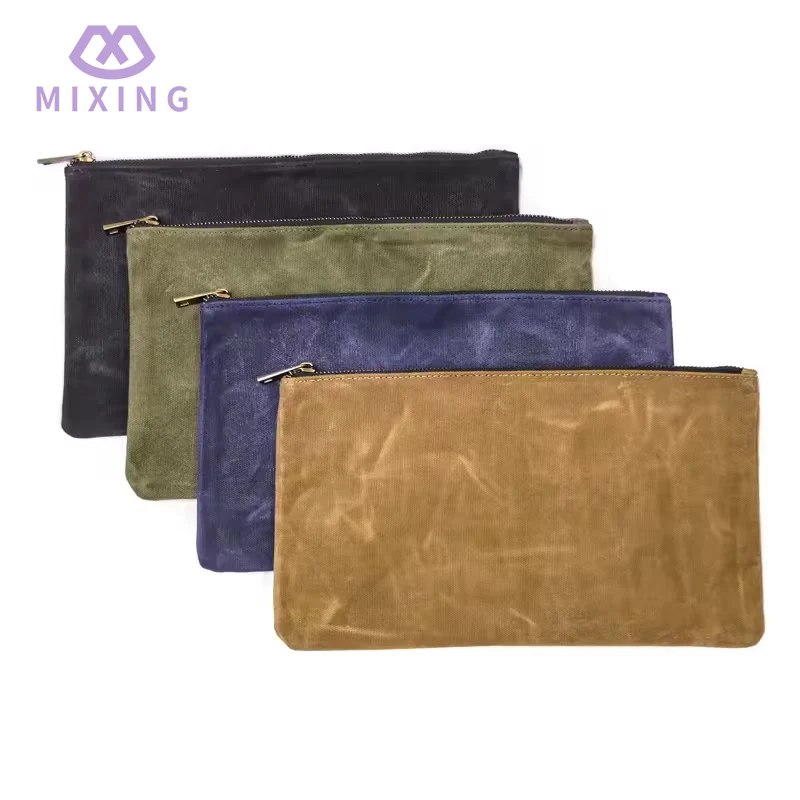 Woskowana torba na narzędzia z płótna